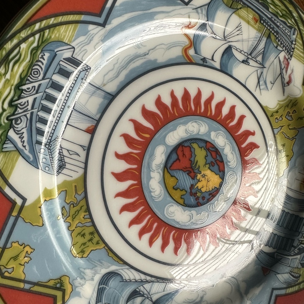 Hermes “patchwork” Alize’s Plates - Picture 3 of 4